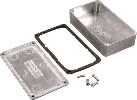 Hammond Electronics 1550WL Universele behuizing – 165 x 127 x 76 mm – Aluminium