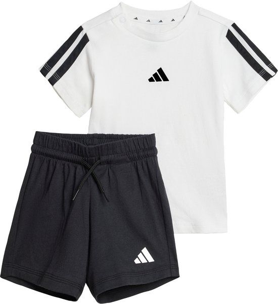Adidas Sportswear Essentials T-Shirt Set Kinderen Wit