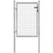 VidaXL Portail acier galvanisé 105x100 cm argent