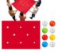Merkloos Team Building Activiteiten Set met Gatenzeil en Ballen