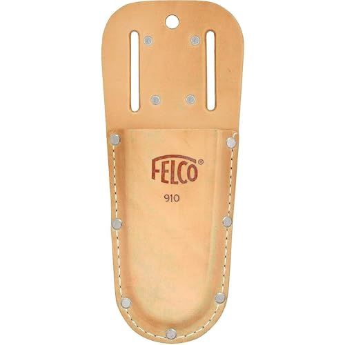 Felco 910 Switching Scissors (echt lederen fonds, met Tech + Clip, is bevestigd aan de riem, voor snoeien schaar/snoeien)