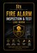 Fire Alarm Inspection & Test Log Book