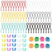Icecat Kit de supports pour bobines, 88 pièces, en plastique et en silicone, de couleurs variées
