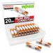 WAGO 221-2401 Lever Nuts Compact Splicing Inline Connectors met Case | 20 stuks