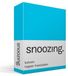 Snoozing Katoen Topper Hoeslaken - Lits-jumeaux (200x220 cm) - Blauw