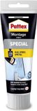 Pattex Speciale montagelijm, 80 g tube, voor glas, spiegel en metaal