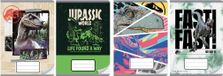 Beniamin Jurassic Park A5 notitieboekje, 32 pagina's, geruit, 10 stuks