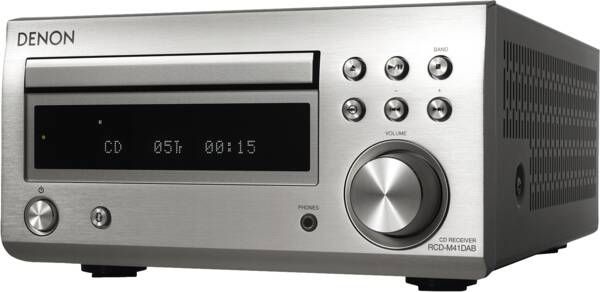 Denon RCD-M41DAB CD Receiver - Zilver