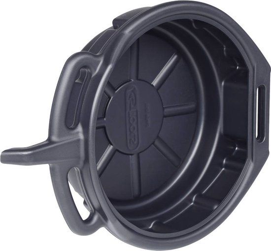 KS Tools 150.9360 Opvangkuip - 17 l - Zwart - Kunststof - Ø 445 mm x 145 mm - 4 tot 75 jaar