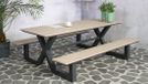 SenS-Line Kelvin Picnic Tuintafel Sand - 210 Cm - Beige