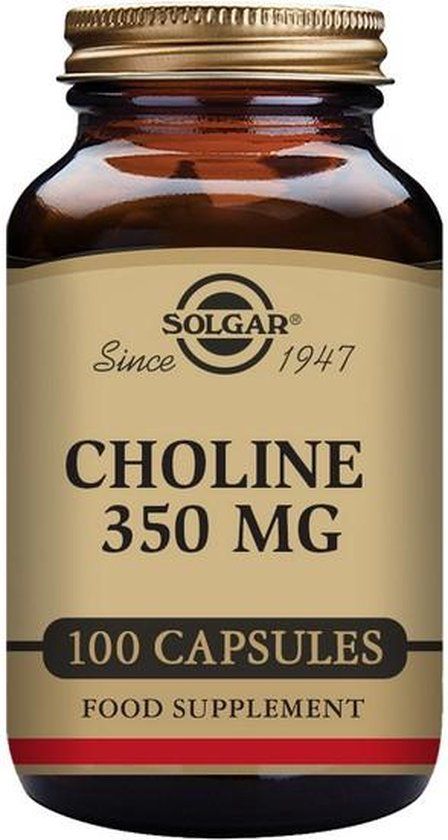 Solgar Choline 350 mg (100 Capsules)