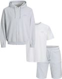 JACK&JONES - JJCOLLEGE LOGO TRIPLE SET MP - Heren - T-shirts - S - Wit - Katoen