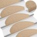 vidaXL Trapmatten zelfklevend 15 st sisal-look 65x21x4 cm zandkleurig