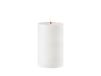 Uyuni Lighting Bougie d'extérieur LED 8,4 x 15 cm Plastique Blanc