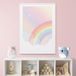Lumalea Affiche pour enfants, arc-en-ciel, 40 x 60 cm
