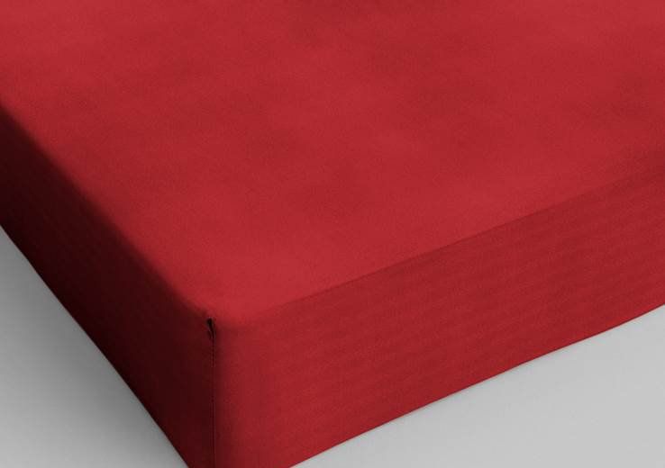 Dreamhouse Bedding Hoeslaken - Eenpersoons - 90 x 200 cm - Rood