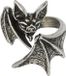 Alchemy Gothic Nighthawk Wrap Ring Dames Ring - zilverkleurig