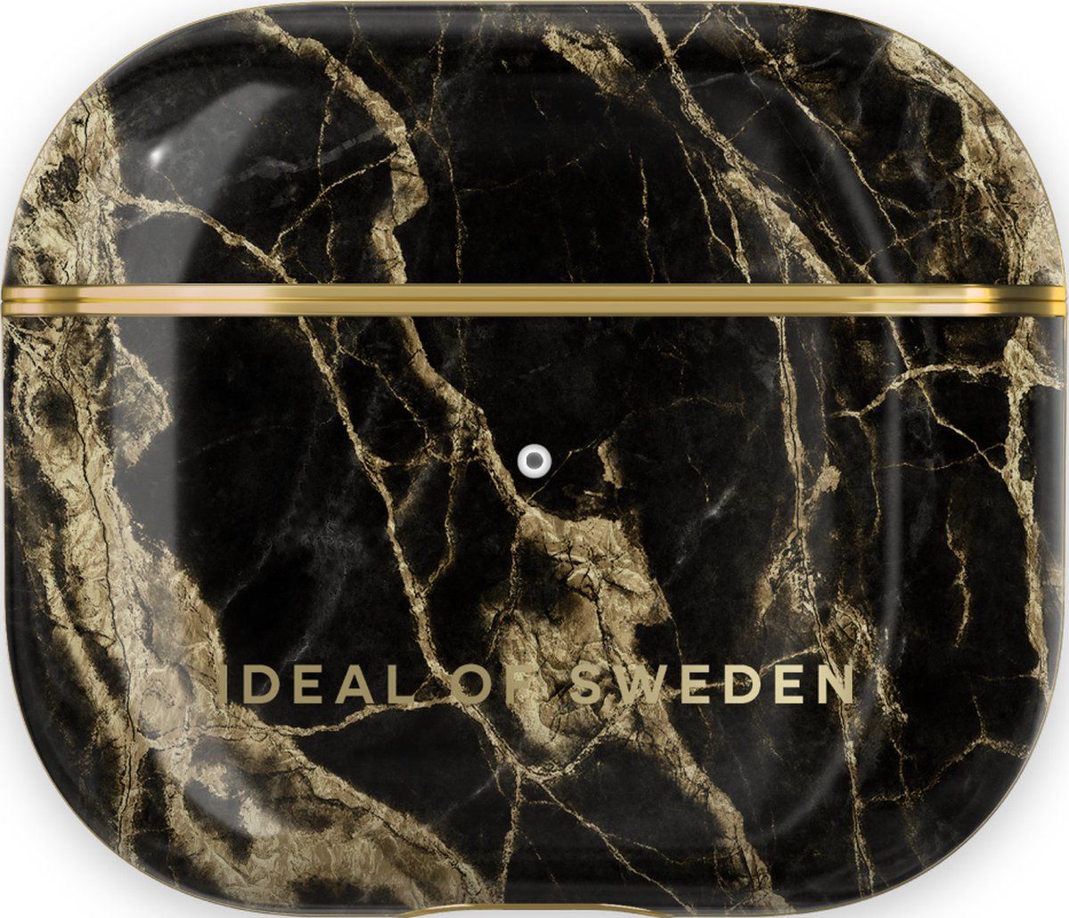 Ideal of Sweden AirPods Case Print Gen 3 Golden Smoke Marble - 7340205112430