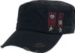 Rock Rebel by EMP Zwarte legerpet met opdruk, patches en klinknagels - Heren - one size
