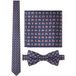 Babista herren 3-Delige Stropdasset - One-Size - donkerblauw - Plus Size