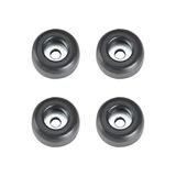 Adam Hall Hardware 4900M4AH Rubberen voetjes in een zakje, 25 x 11 mm, 4 stuks