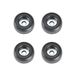 Adam Hall Hardware 4900M4AH Rubberen voetjes in een zakje, 25 x 11 mm, 4 stuks