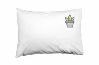 Bona Basics Decoratieve kussenhoes Wit 50x35 cm