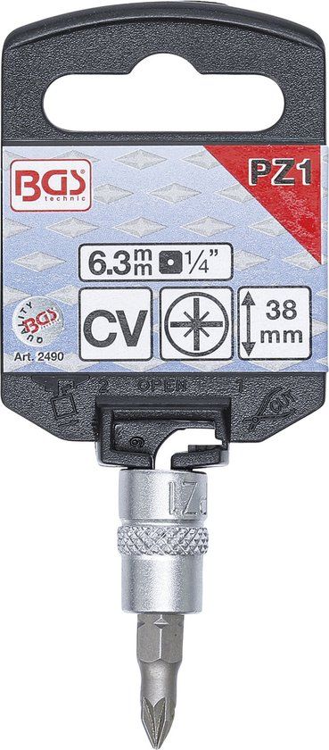 BGS 2490 | Dopsleutelbit 1/4 kruiskop PZ1
