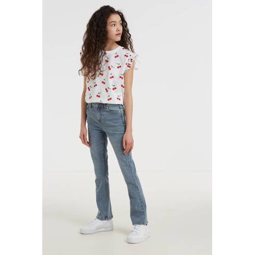 Anytime flared jeans blauw