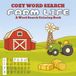 Cozy Word Search Farm Life: A Relaxing Farm-Themed Word Search Coloring Book for Kids and Adults