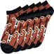 Unabux Sneakersokken Dierenprint Katoen Unisex 5-pack Maat 42-46 LIGHT FOOT
