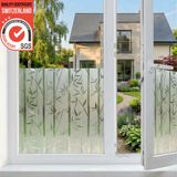Homewell Raamfolie HR++ 60x200cm - Zonwerend & Isolerend - Statisch - Bamboe