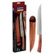 NOMADE Tramontina Churrasco Nômade 22868-010 vleesmes, 25 cm, lederen foedraal