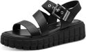 Tamaris - Dames - Sandalen - Zwart - Maat 40