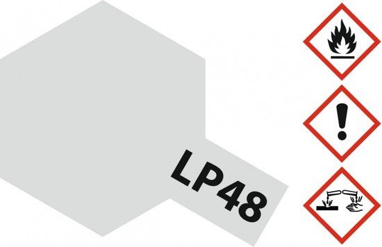 Tamiya LP-48 Sparkling Silver - Gloss Lacquer Paint - 10ml