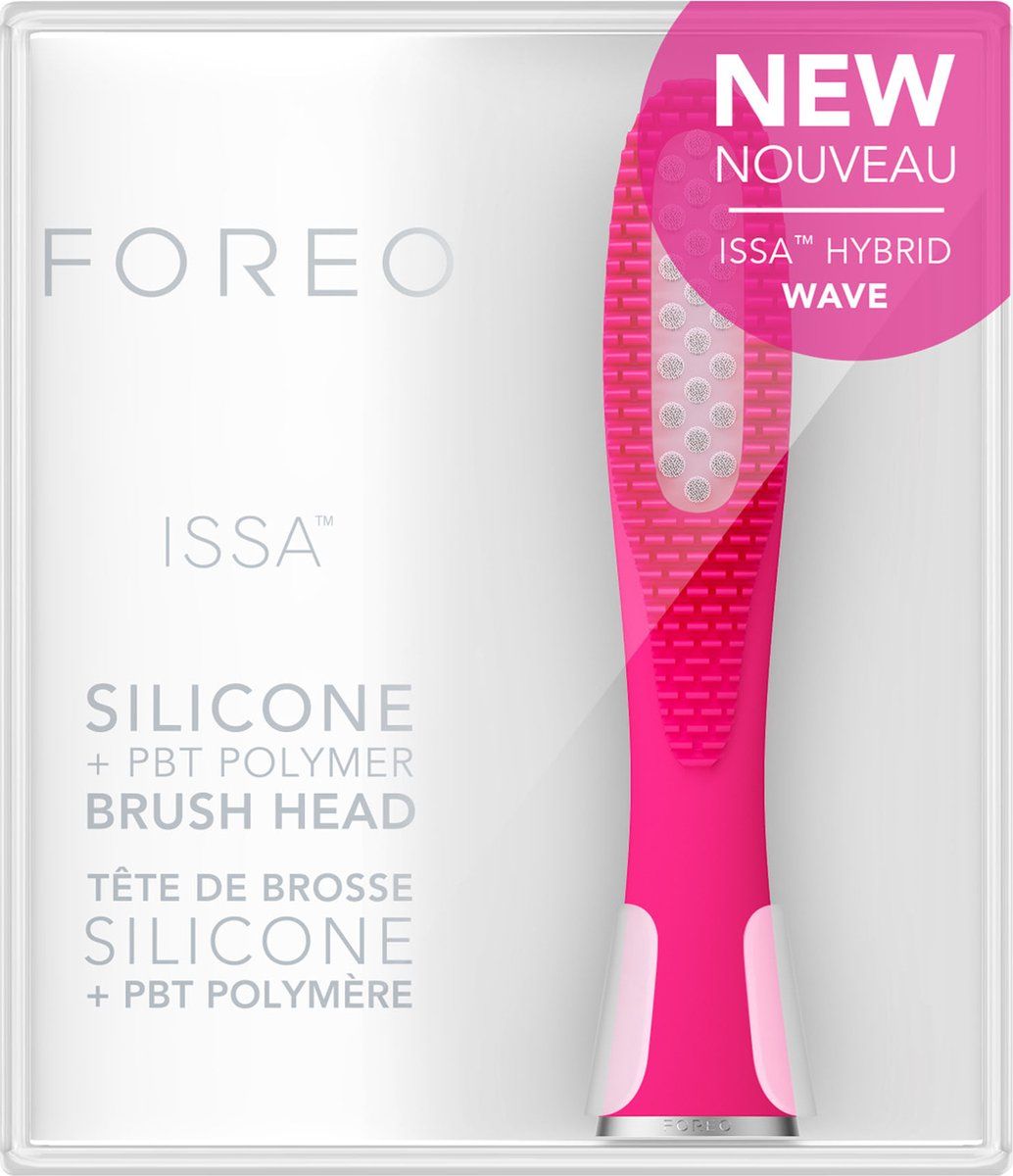 Foreo ISSA Hybrid Wave Borstelkop Fuchsia - Vervangbaar