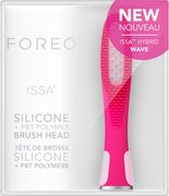 Foreo ISSA Hybrid Wave Borstelkop Fuchsia, Siliconen & PBT Polymeer Borstelharen, 6 Maanden Bruikbaar, Vervangbaar