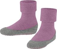 FALKE Cosyshoe Minis Noppen op de zool wol huissokken kinderen roze - maat 27-28