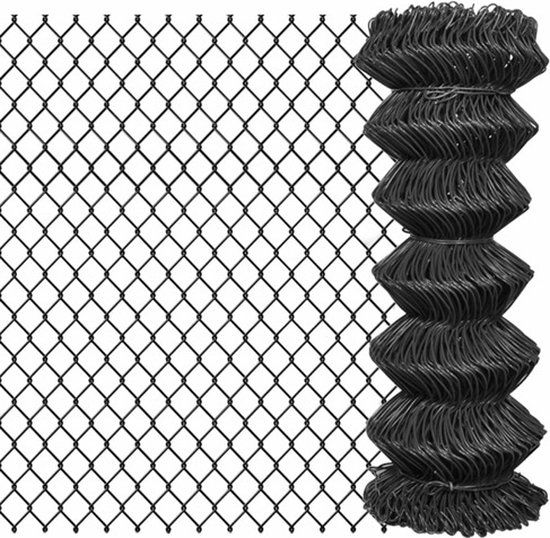 vidaXL Gaashek - 1 m - staal - groen