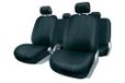 +PWR Car Parts Venezia universele stoelhoezen set zwart airbag compatibel met split achterrits compleet voor 5 zitplaatsen.