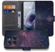 B2Ctelecom Motorola Moto G86 Book Case Paars Blauw Glitter Sterren