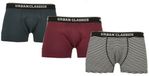 Urban Classics 3-Pack Boxershorts Set - Heren - Maat S - Multicolours