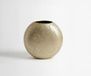 Vase Orbia B33 x T13 x H31 cm Métal Champagne Fait main