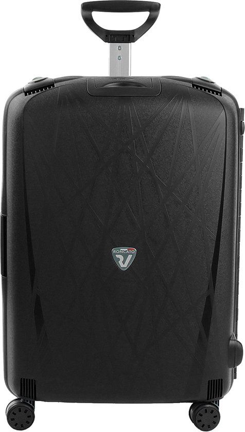 Roncato Light - Trolley - 75 cm - Zwart - 109 liter - Hardcase - 4 wielen