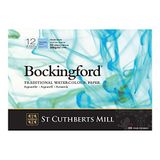 Bockingford A3 watercolor papier 297x420mm, 12 bladen, texture laid, 32g/m²