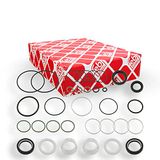 febi bilstein 26240 afdichtingsset voor stuurbekrachtiging, 1 stuk | Compatibel met: MERCEDES-BENZ S-CLASS