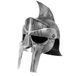 Finidi Gladiator helm volwassenen zilver/grijs