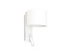Faro 64304 applique E27 Blanc Aluminium Montage en saillie IP20 I 1x15W