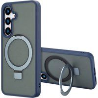 Accezz Ring Stand Backcover met MagSafe voor de Samsung Galaxy S24 Plus - Blauw