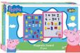Luna tableau magnétique Peppa Pig Junior 30 cm rose/bleu/blanc 37 pièces